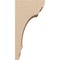Ekena Millwork 7"W x 7"D x 14"H Wide Hughes Rough Cedar Woodgrain TimberThane Corbel, Primed Tan CORUR07X07X14HUGRCPR - alternate 4
